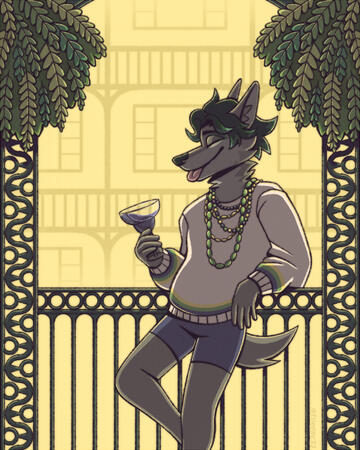 "Mardi Gras," Digital, 2023