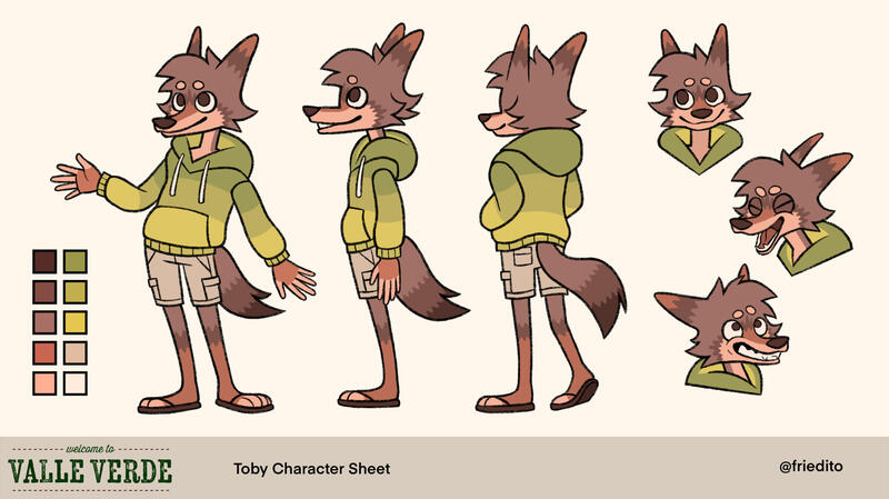 "Welcome to Valle Verde: Toby Character Sheet," Digital, 2023