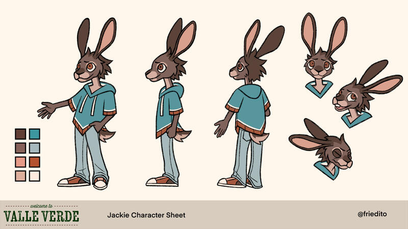&quot;Welcome to Valle Verde: Jackie Character Sheet,&quot; Digital, 2023